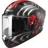 Vollcarbon Motorradhelm Ls2 FF805 THUNDER C Sputnik Red Metal
