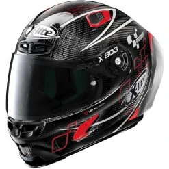 Vollcarbon Motorradhelm X-Lite X-803 RS Ultra Carbon MOTO GP 031 Rot