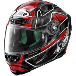 Vollcarbon-Motorradhelm X-Lite X-803 Ultra Carbon REPLICA 073 D. Petrucci Rot