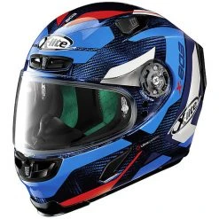 Vollcarbon Motorradhelm X-Lite X-803 Ultrakohlenstoff Mastery 040 Tinto Blau