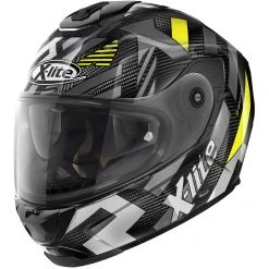 Vollcarbon Motorradhelm X-Lite X-903 Ultra Carbon CREEK N-Com 036 Gelb