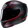 Vollgesichts-Motorradhelm Aus Faser HJC RPHA 11 JARBAN MC1SF Schwarz Rot Matt