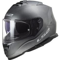 Vollvisier Motorradhelm Doppelvisier Ls2 FF800 STORM Solid Titanium Matt